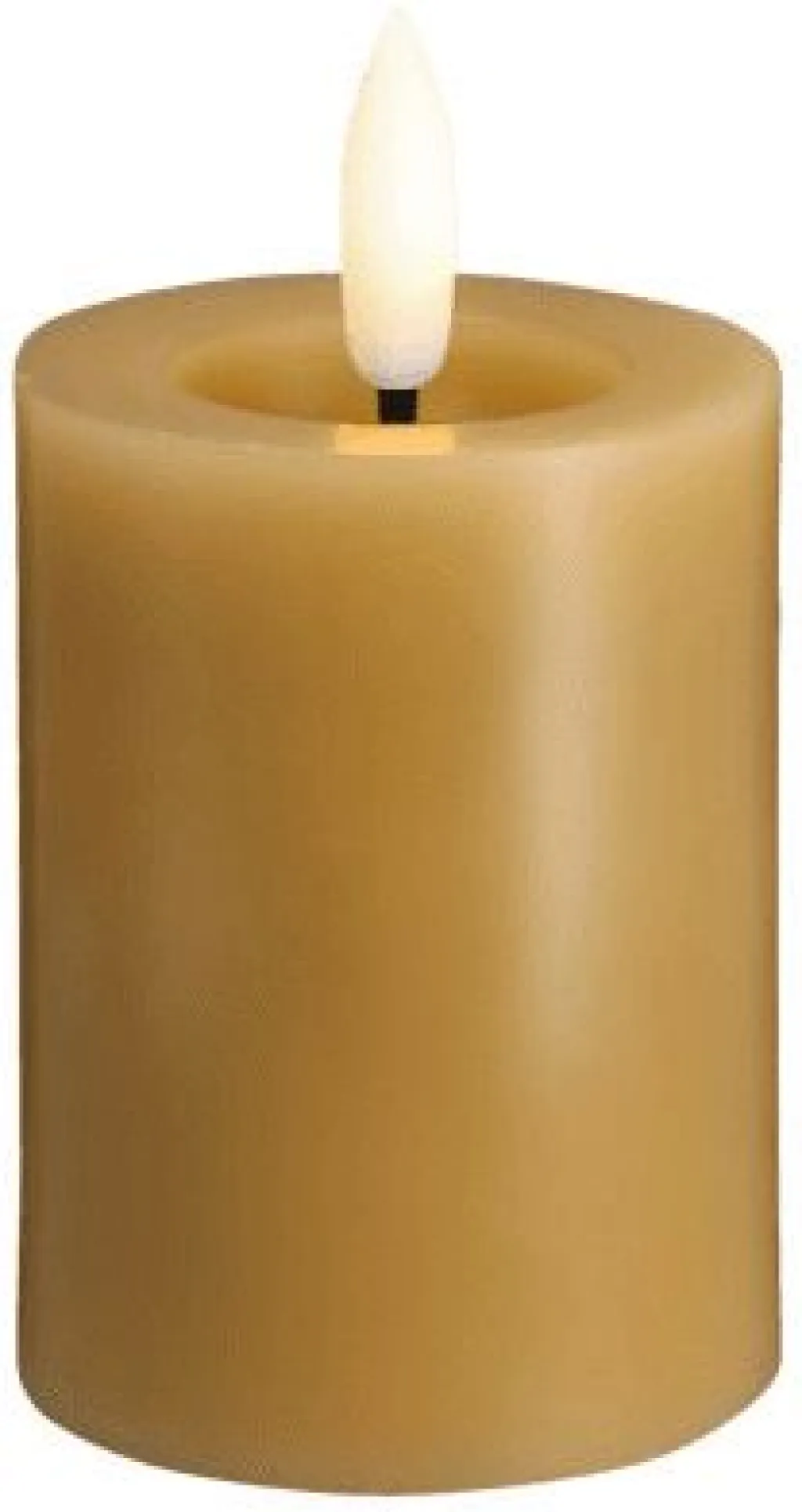New Bloklys m. Smelteeffekt LED , Stearinlys|Led Stearinlys
