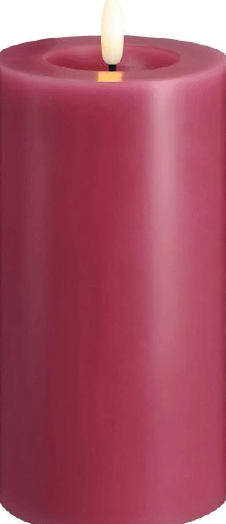 Moods & More Bloklys m. Smelteeffekt LED , Vintage Rose