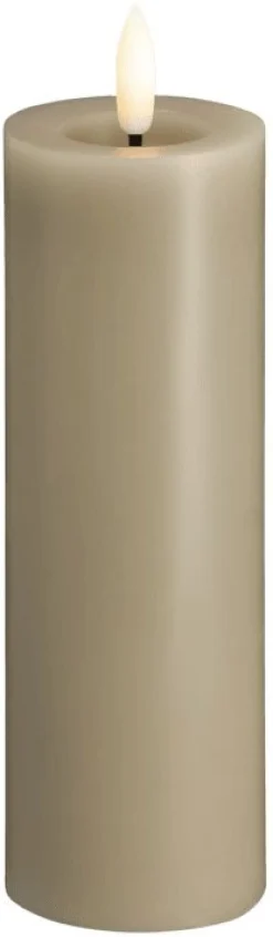 Clearance Bloklys m. Smelteeffekt LED , Stearinlys|Led Stearinlys