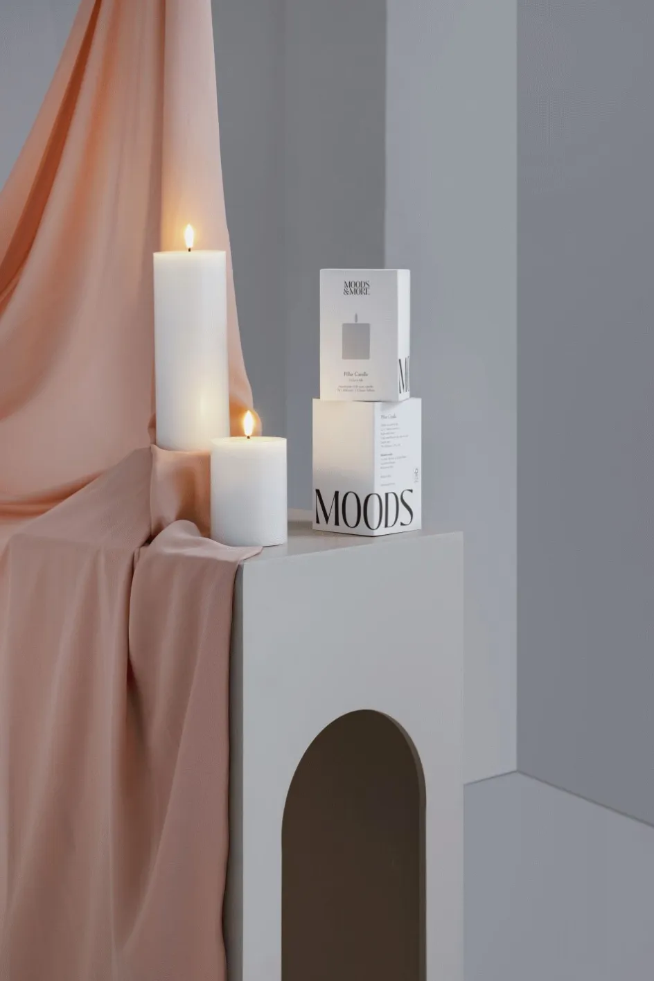 Clearance Moods & More Bloklys LED , Classic White