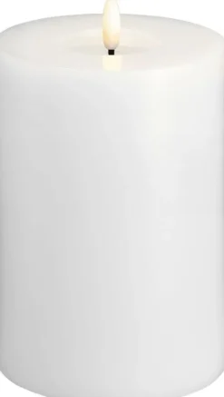 Moods & More Bloklys m. Smelteeffekt LED , Classic White