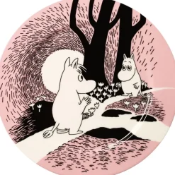 Best Moomin Arabia Mumi 30 års Jubilæum Serveringsfad Ø30 cm, Kærlighed