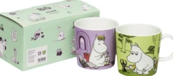 Moomin Arabia Krus > Mumi 80 års Jubilæum Krus 2 stk. 30 cl,