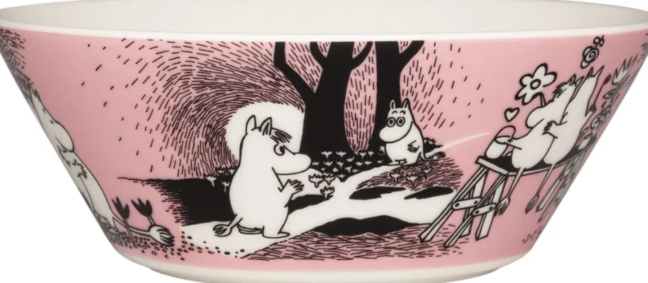 Hot Moomin Arabia Mumi 30 års Jubilæum Skål , Kærlighed