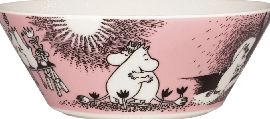 Hot Moomin Arabia Mumi 30 års Jubilæum Skål , Kærlighed