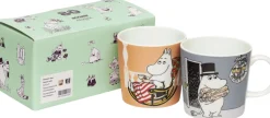 Moomin Arabia Krus > Mumi 80 års Jubilæum Krus 2 stk. 30 cl,