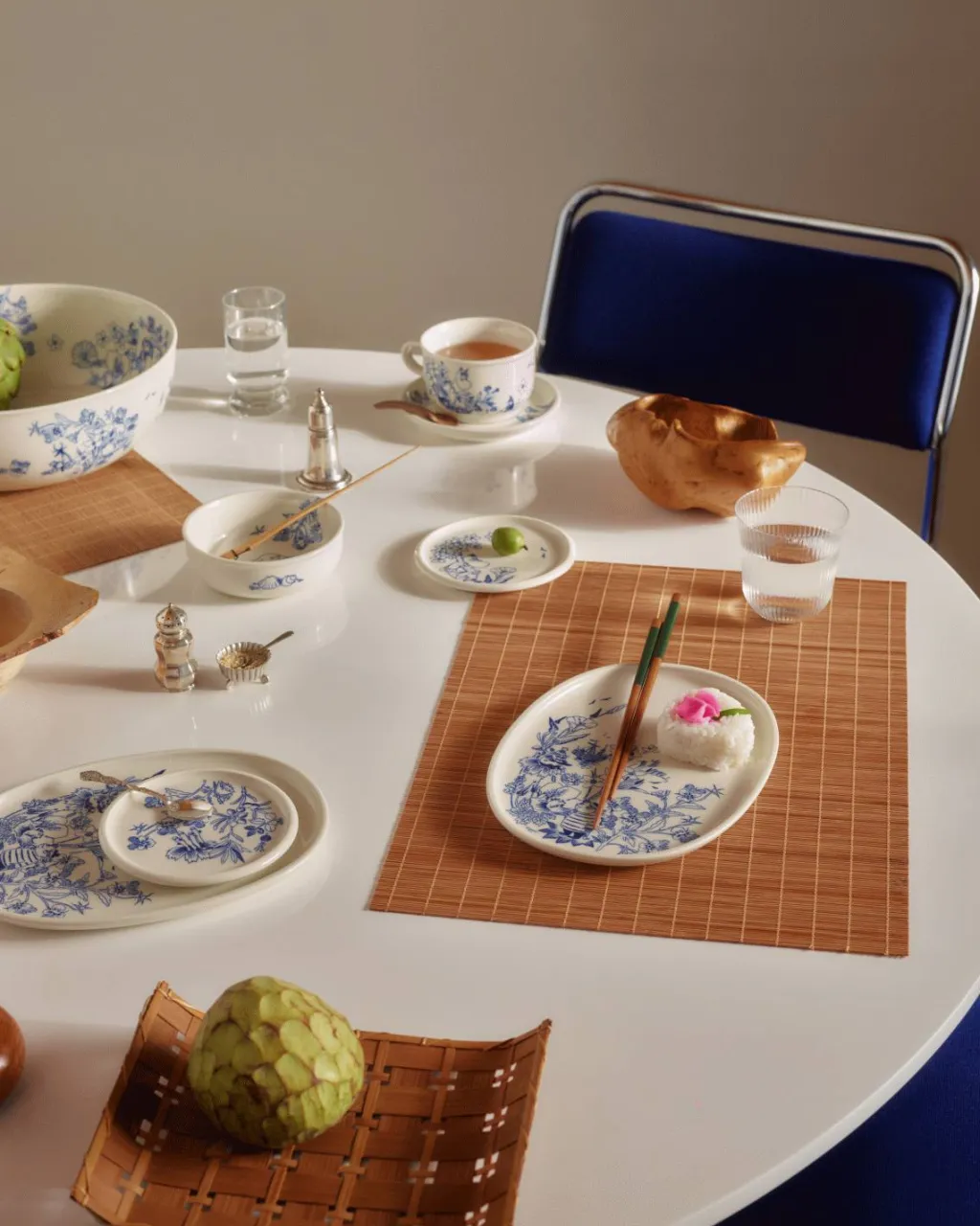 Børn Moomin Arabia Tallerkensæt|Børnetallerkener > Mumi Haru Minitallerken 2 stk. 12 cm, Blå