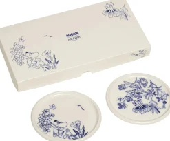 Børn Moomin Arabia Tallerkensæt|Børnetallerkener > Mumi Haru Minitallerken 2 stk. 12 cm, Blå