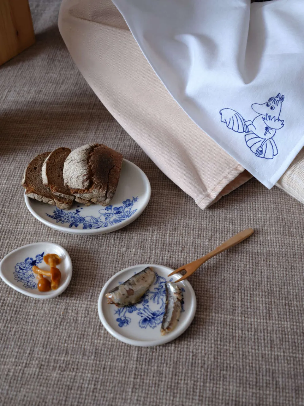 Moomin Arabia Desserttallerkener > Mumi Haru Tallerken , Blå