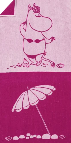 Clearance Moomin Arabia Mumi Håndklæde , Snorkfrøken/Lyserød