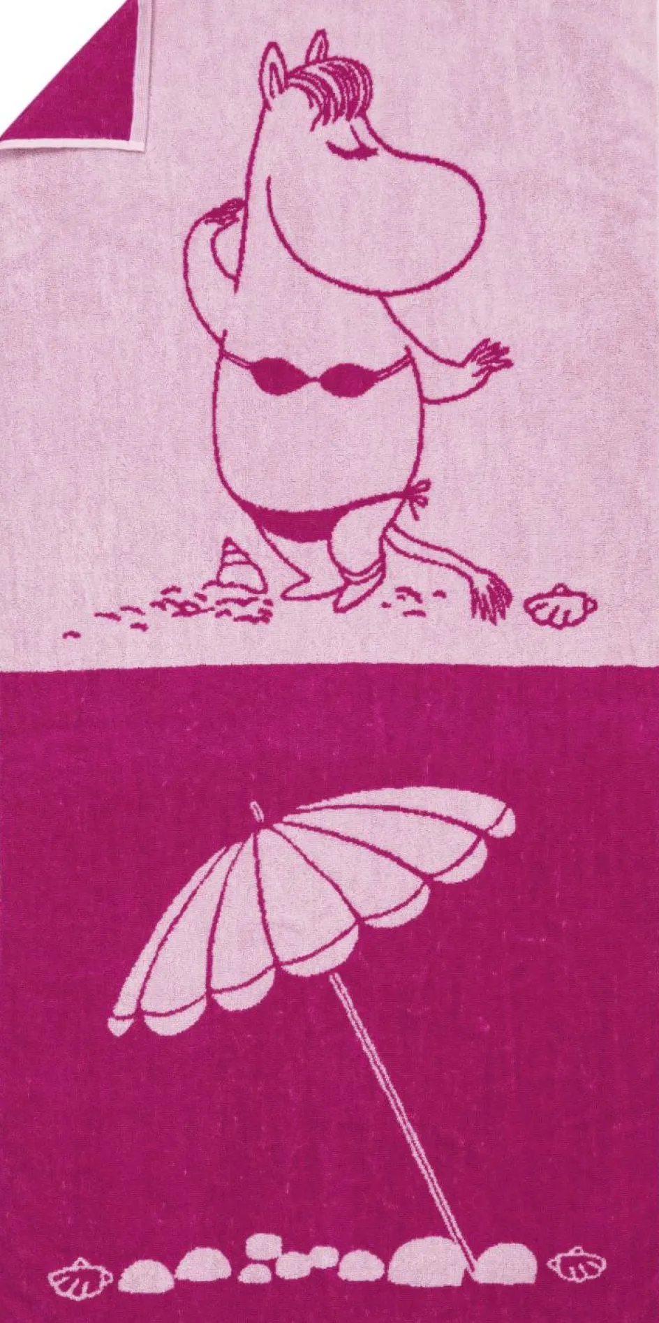 Clearance Moomin Arabia Mumi Håndklæde , Snorkfrøken/Lyserød