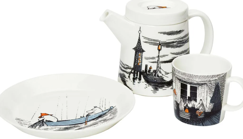 Clearance Mumi Tallerken 19 cm, Børn Børnetallerkener|Børnetallerkener