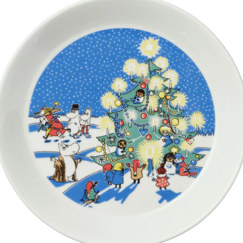 Børn Moomin Arabia Børnetallerkener|Børnetallerkener > Mumi Tallerkensæt 19 cm,