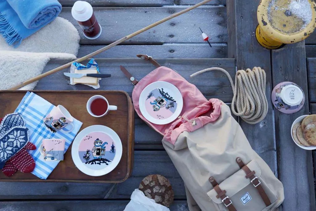 Børn Moomin Arabia Børnetallerkener|Børnetallerkener > Mumi Tallerken 19 cm,