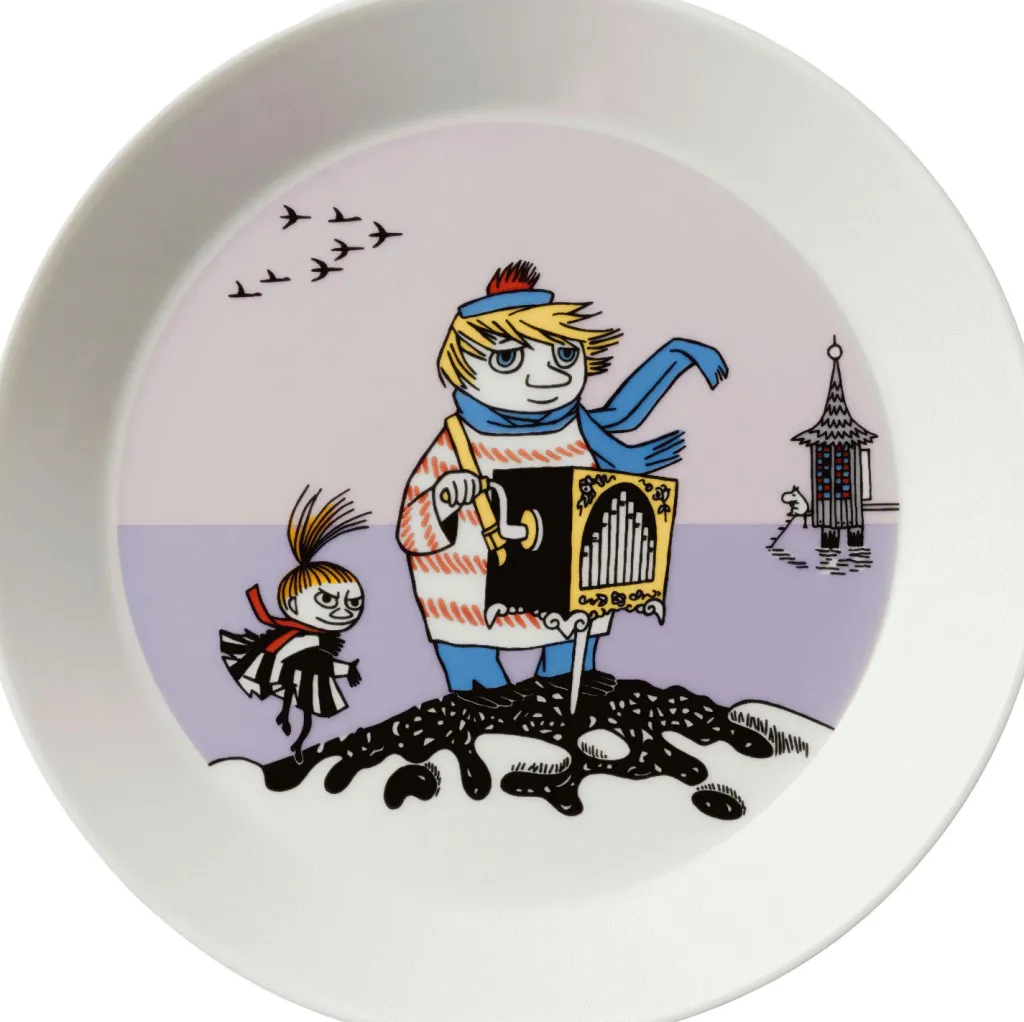 Børn Moomin Arabia Børnetallerkener|Børnetallerkener > Mumi Tallerken 19 cm,