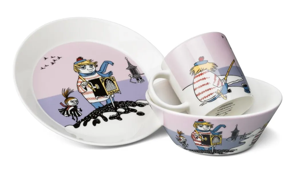 Børn Moomin Arabia Børnetallerkener|Børnetallerkener > Mumi Tallerken 19 cm,