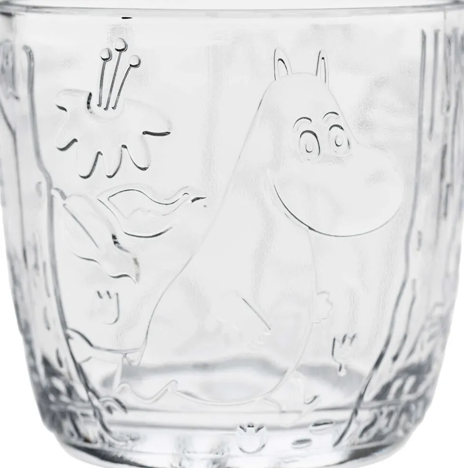 Hot Moomin Arabia Mumi x Iittala Glas 2 stk. 28 cl, Klar