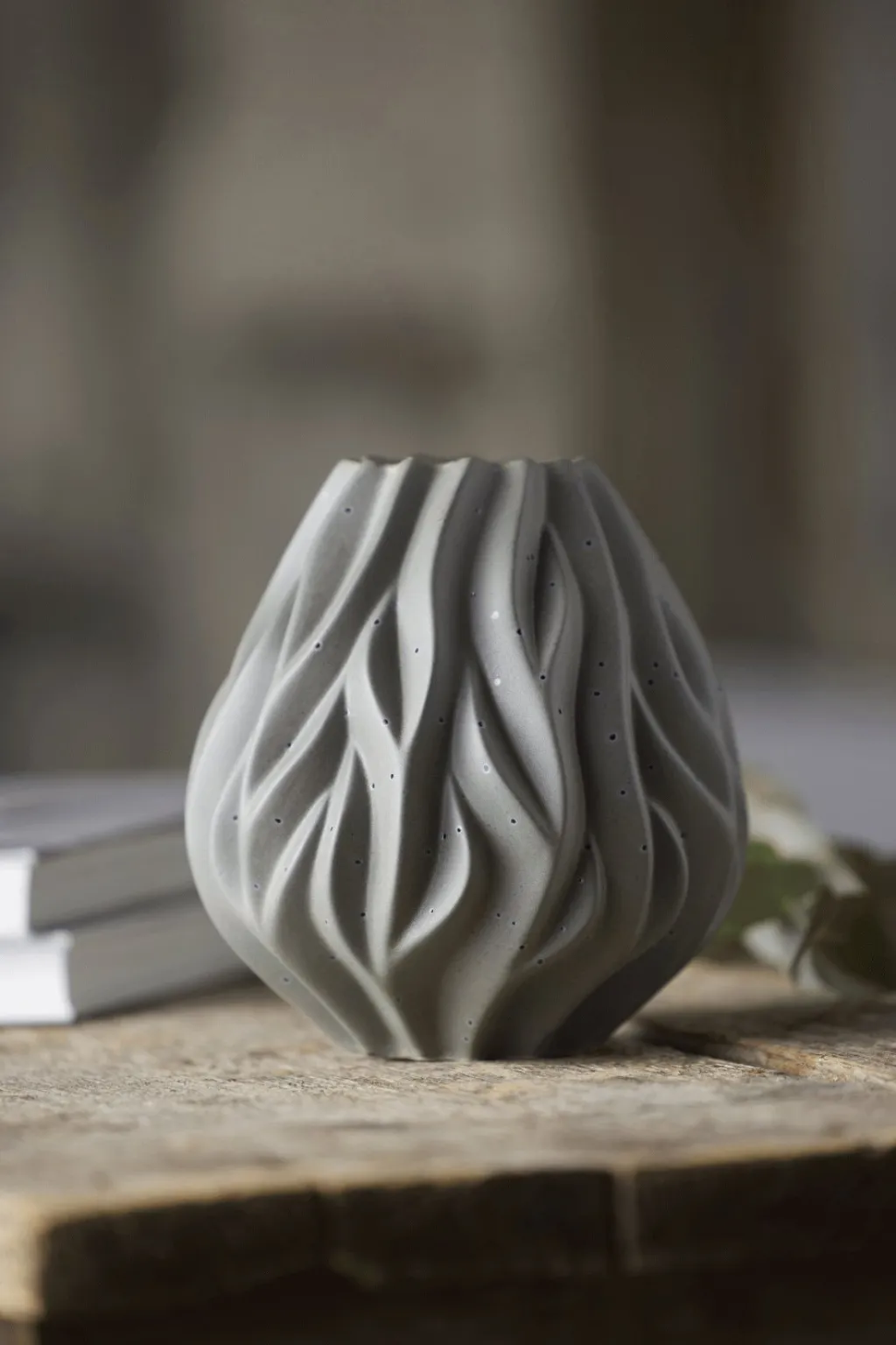 Sale Flame Vase H, Grå Stue|Vaser