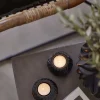 Outlet Morsø Flame Fyrfadsstage 2 stk. H6,8 cm, Sort