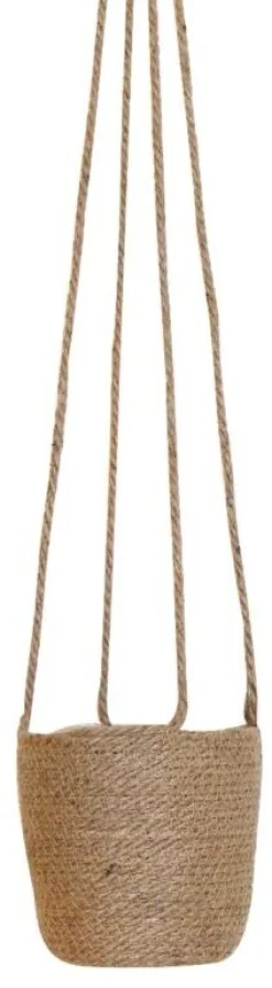 MOUD Home Stue|Urtepotter Og Krukker > Jute Hængepotte H16 cm, Natur