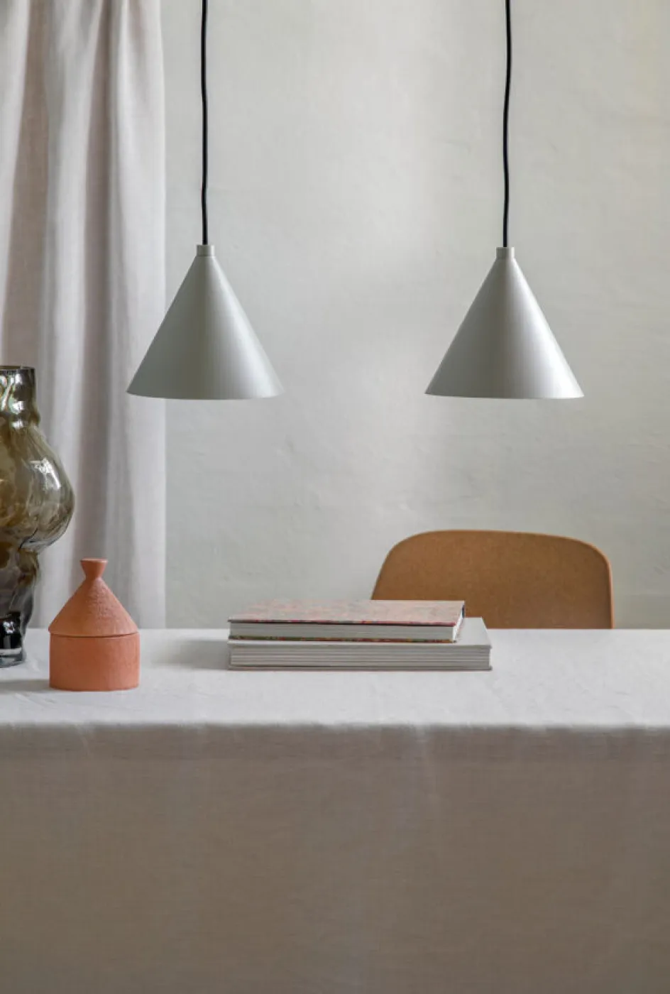 Clearance MOUD Home Más Pendel Ø18 cm, Mørk Beige