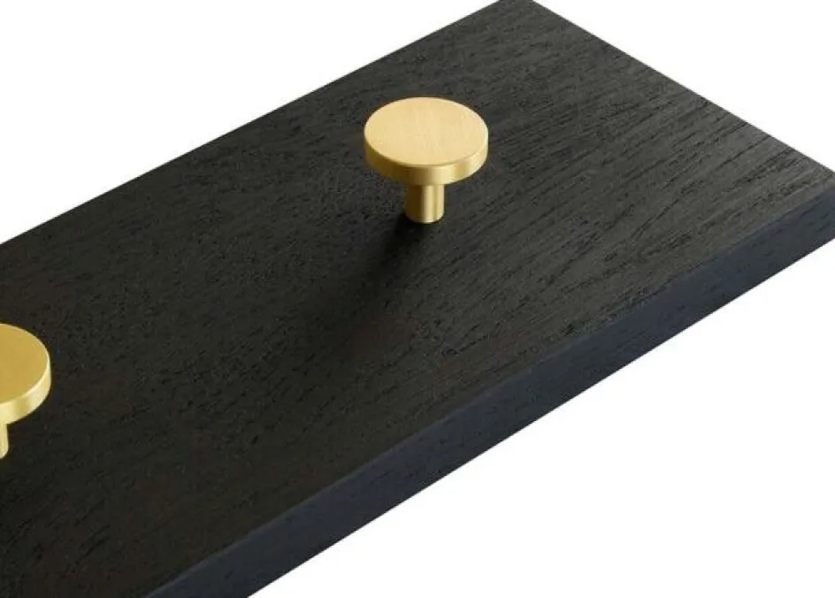 Best MOUD Home Oak Knagerække , Sort