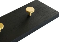 Hot MOUD Home Oak Knagerække , Sort
