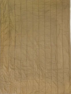 Discount MOUD Home Patch Quiltet Vattæppe 130x170 cm, Blå/Beige/Brun