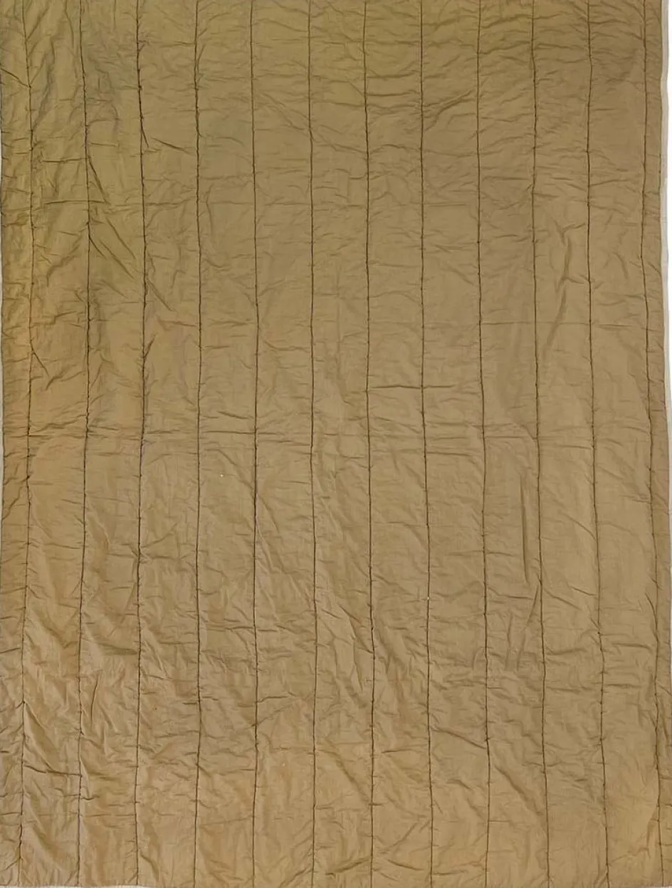 Discount MOUD Home Patch Quiltet Vattæppe 130x170 cm, Blå/Beige/Brun