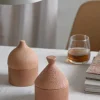 Discount Rustic Krukke m. Buet Låg H14.5 cm, Terracotta Opbevaring Til Køkkenet|Opbevaringskrukker Og -Glas