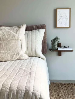 Discount MOUD Home Senses Quiltet Pudebetræk 50x70 cm, Beige