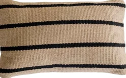 Best MOUD Home Stripe Pudebetræk , Beige/Sort