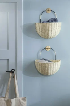 Online MOUD Home Hang Vægkurv H33 cm, Natur/Sort