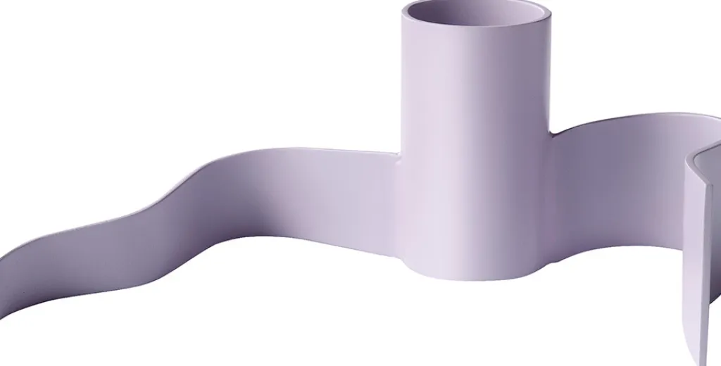MOUD Home Lysestager > Wavy Lysestage H4,7 cm,