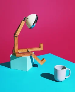 Best Mr. Wattson Bordlampe, Vintage White