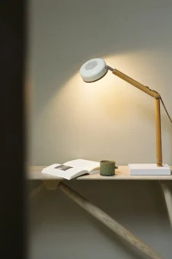 New Mr. Wattson Hipp Bordlampe, Vintage White