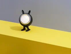 Mr. Wattson Norbitt Øre 3 cm, Sort