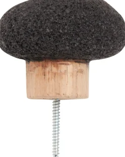 Outlet Muubs Crust Knage 6 cm, Mat Sort
