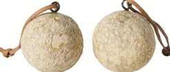 Online Muubs Luna Dekorationskugle 2 stk. ?6 cm, Beige