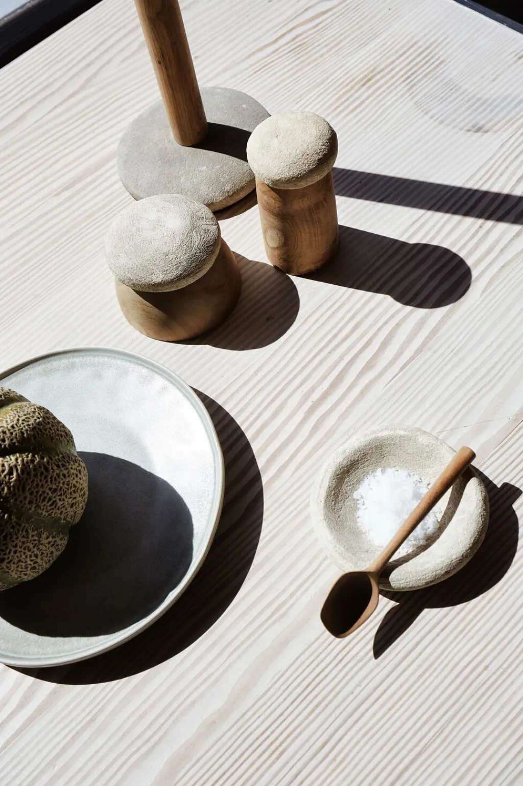 Muubs Salt Og Peber|Salt Og Peber > Ray Skål Ø10 cm, Sandsten