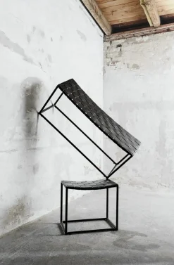 Hot Muubs Soho Bænk 100 cm, Jern/Læder