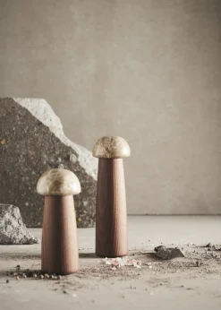 Yami Salt- eller Peberkværn H, Ask/Marmor Salt Og Peber|Salt Og Peber