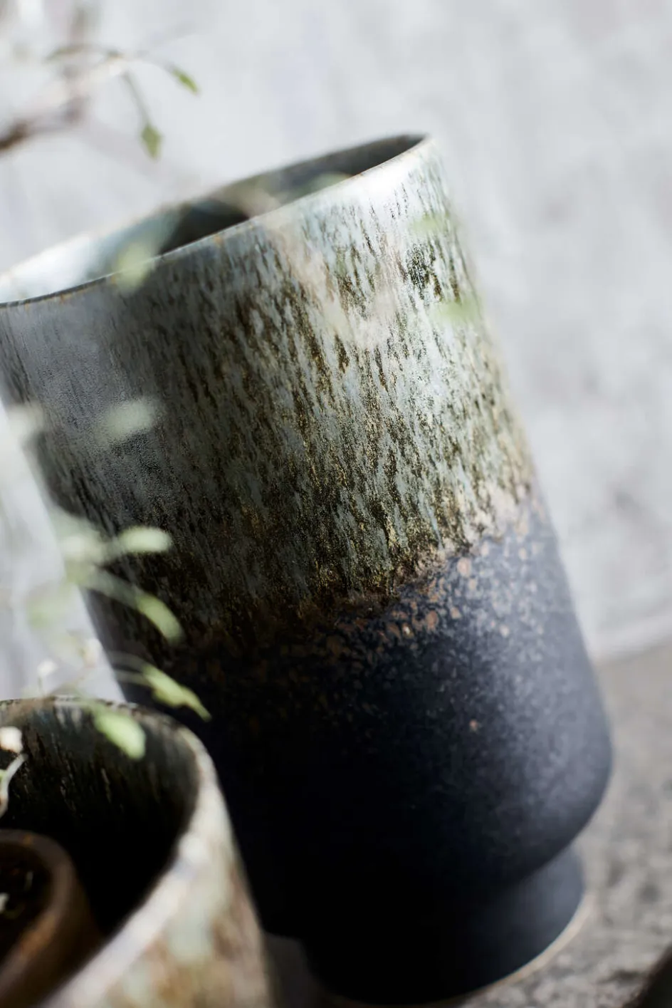 Muubs Lago Vase H, Forest Green