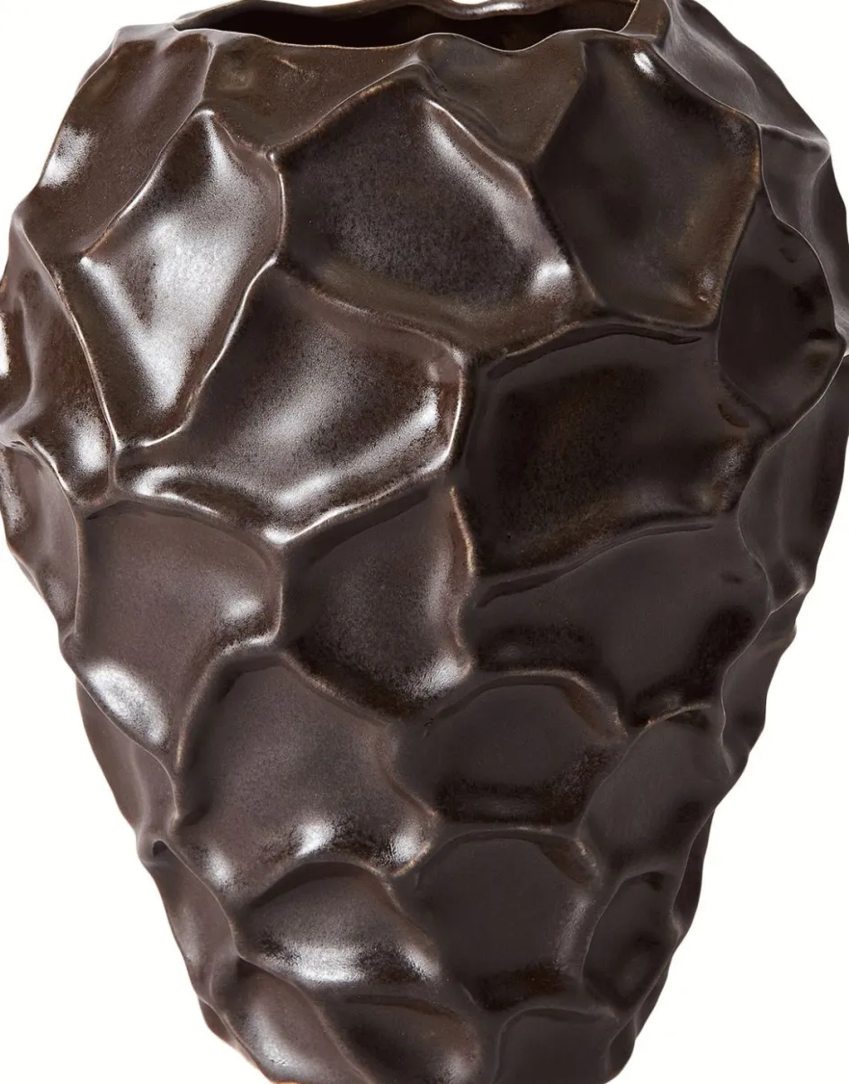 Muubs Soil Vase H21,5 cm, Mocha