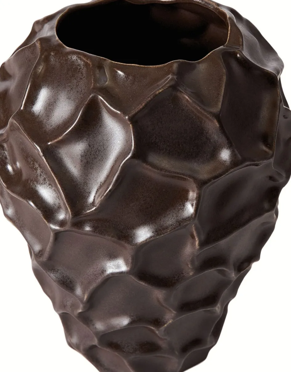 Muubs Soil Vase H21,5 cm, Mocha