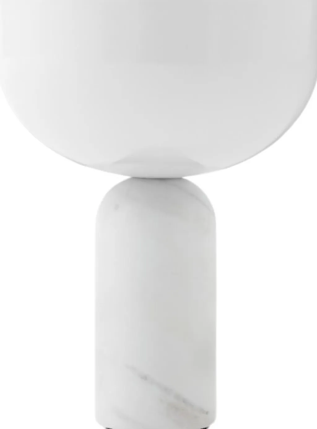 New Kizu Trådløs Bordlampe H24 cm, Hvid Marmor Lamper Til Soveværelset|Bordlamper
