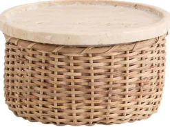 Hot Arica Kurv m. Låg , Rattan Kurve Og Kasser