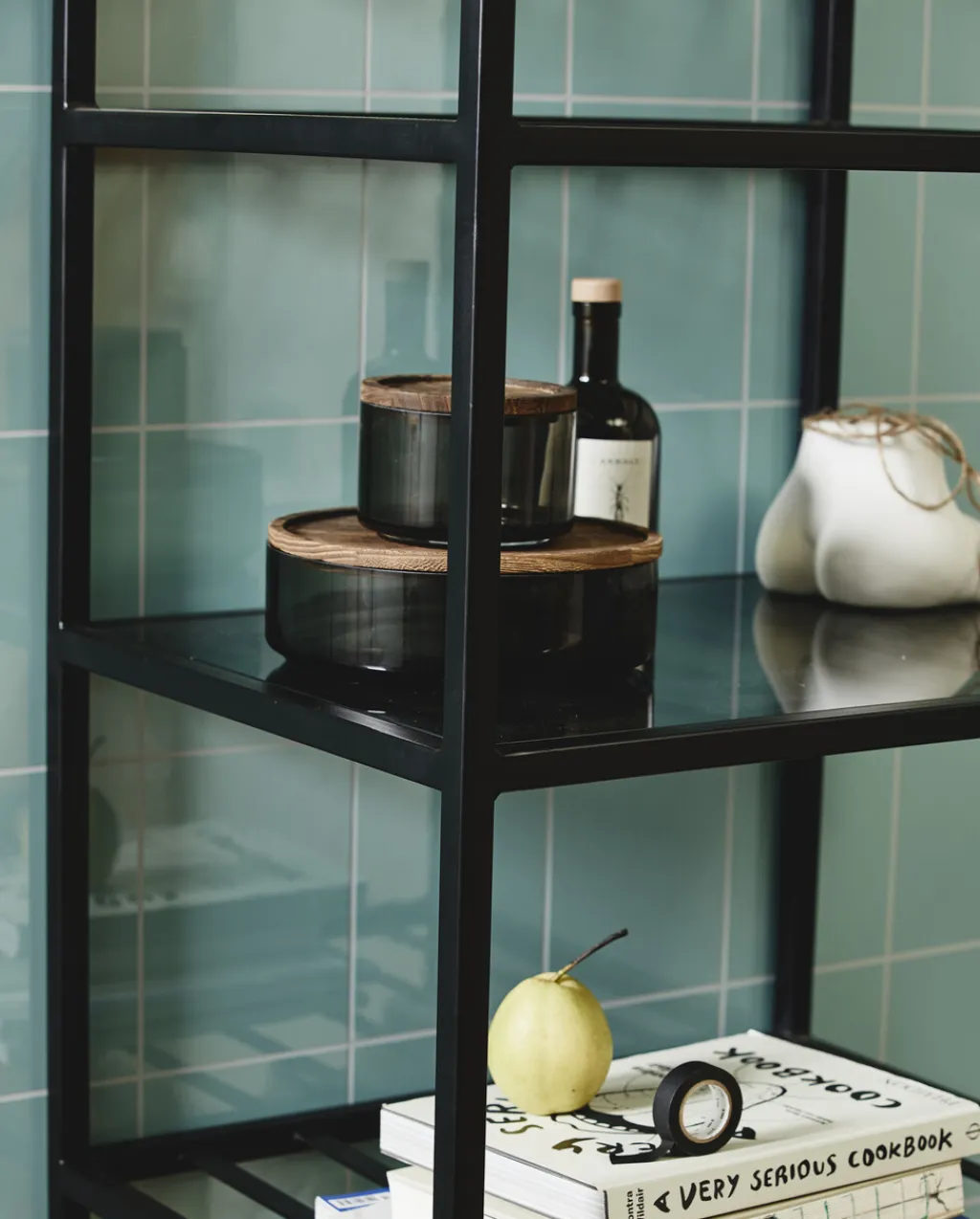 Basil Opbevaringsglas , Røgfarvet Opbevaring Til Køkkenet|Opbevaringskrukker Og -Glas