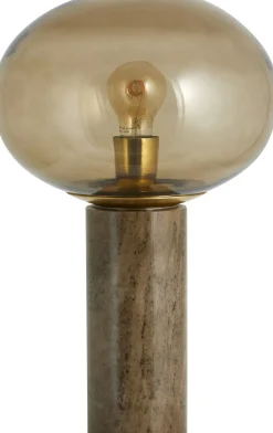 Nordal Bes Bordlampe H45 cm, Røgfarvet/Brun