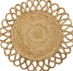 Hot Nordal Braidu Dækkeserviet Ø40 cm, Hamp